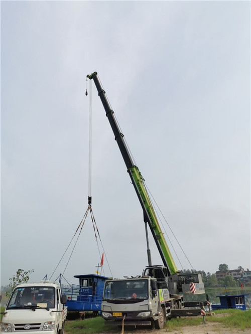 鼎湖区桥梁建设吊装案例